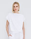 ACCESS FASHION ASYMMETRIC BLOUSE WITH ADJUSTABLE DRAWSTRING