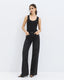 ACCESS FASHION TOP WITH SHOULDER STRAPS AND STUDS