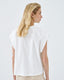 ACCESS FASHION BLOUSE WITH KNITTED DETAIL