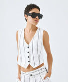 ACCESS FASHION STRIPED VEST TOP