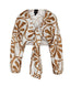 ACCESS FASHION TIE-FRONT PRINTED BLOUSE