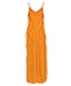 ACCESS FASHION MAXI V-NECK RUFFLE DRESS