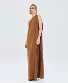 ACCESS FASHION ONE-SHOULDER DRESS WITH METALLIC DETAIL