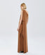 ACCESS FASHION ONE-SHOULDER DRESS WITH METALLIC DETAIL