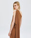 ACCESS FASHION ONE-SHOULDER DRESS WITH METALLIC DETAIL