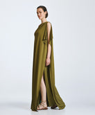 ACCESS FASHION ONE-SHOULDER DRESS WITH METALLIC DETAIL