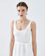 ACCESS FASHION SLEEVELESS MIDI DRESS WITH RUFFLES