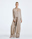 ACCESS FASHION MAXI SHIRT DRESS WITH SHINY FINISH