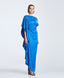 ACCESS FASHION MAXI DRESS WITH RUFFLES