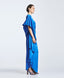 ACCESS FASHION MAXI DRESS WITH RUFFLES
