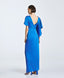 ACCESS FASHION MAXI DRESS WITH RUFFLES