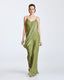 ACCESS FASHION MAXI DRESS WITH STRAPS AND REMOVABLE CAPE