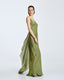ACCESS FASHION MAXI DRESS WITH STRAPS AND REMOVABLE CAPE