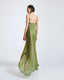 ACCESS FASHION MAXI DRESS WITH STRAPS AND REMOVABLE CAPE