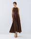 ACCESS FASHION FLARED SLEEVELESS DRESS