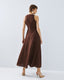 ACCESS FASHION FLARED SLEEVELESS DRESS