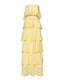 ACCESS FASHION MAXI DEVORE DRESS WITH RUFFLE DETAILS