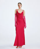 ACCESS FASHION MAXI DRAPED DRESS