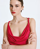 ACCESS FASHION MAXI DRAPED DRESS
