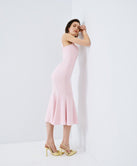 ACCESS FASHION MIDI GODET DRESS