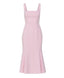 ACCESS FASHION MIDI GODET DRESS
