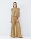 ACCESS FASHION CROCHET PANTS WITH ELASTIC WAISTBAND