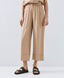 ACCESS FASHION PANTS WITH PLEATS AND TURN-UP CUFFS