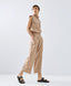 ACCESS FASHION PANTS WITH PLEATS AND TURN-UP CUFFS
