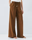 ACCESS FASHION CRINKLED WIDE-LEG PANTS