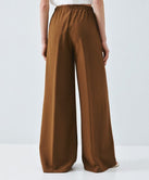 ACCESS FASHION CRINKLED WIDE-LEG PANTS