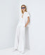ACCESS FASHION CRINKLED WIDE-LEG PANTS