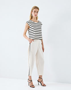 ACCESS FASHION PANTS WITH SIDE SEQUINS