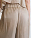 ACCESS FASHION WIDE-LEG PANTS WITH SHINY FINISH