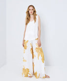 ACCESS FASHION PRINTED WIDE-LEG PANTS