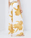 ACCESS FASHION PRINTED WIDE-LEG PANTS