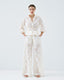 ACCESS FASHION WIDE-LEG BRODERIE PANTS