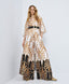 ACCESS FASHION PRINTED WIDE-LEG PANTS