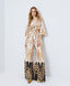ACCESS FASHION PRINTED WIDE-LEG PANTS