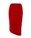 ACCESS FASHION MIDI SKIRT WITH GATHERS