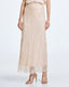 ACCESS FASHION MAXI SKIRT WITH SEQUIN FRINGES