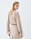 ACCESS FASHION SHIRT WITH V NECKLINE AND ELASTIC CUFFS