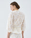 ACCESS FASHION BRODERIE SHIRT WITH A DRAWSTRING