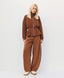 ACCESS FASHION JACKET WITH PEPLUM AND TRIM DETAILS