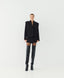 ACCESS FASHION CROPPED COLLARLESS BLAZER