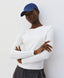 ACCESS FASHION LONG-SLEEVED BLOUSE WITH PADDED SHOULDERS