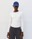ACCESS FASHION LONG-SLEEVED BLOUSE WITH PADDED SHOULDERS