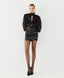 ACCESS FASHION LACE TOP WITH A TIE-NECK