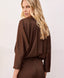 ACCESS FASHION SATIN BLOUSE WITH BATWING SLEEVES