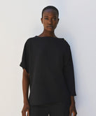 ACCESS FASHION BLOUSE WITH ASYMMETRIC SLEEVES