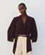 ACCESS FASHION DRAPED BLOUSE WITH DETACHABLE SCARF